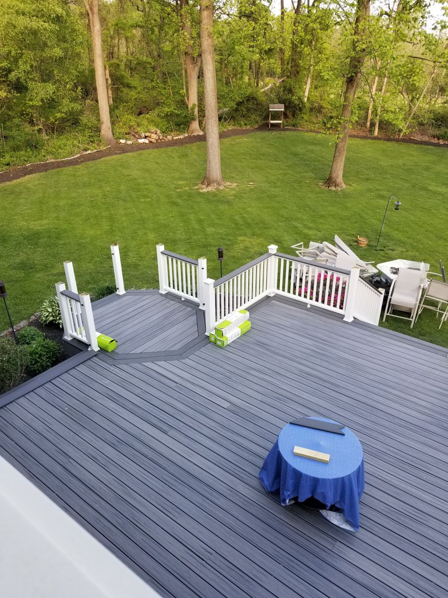 Finished composite deck