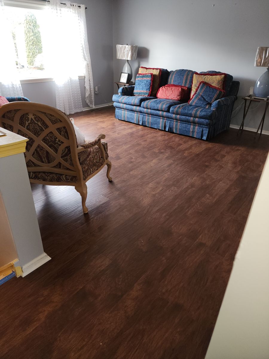 Hardwood flooring throughout